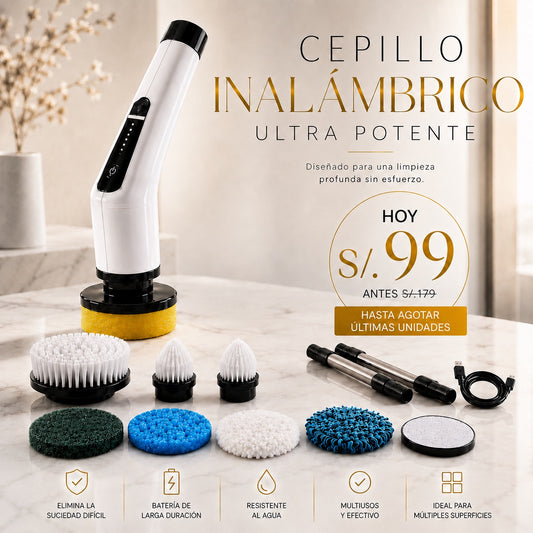 Cepillo Inalambrico ( SET PREMIUM) + 9 ACCESOROS 🎁